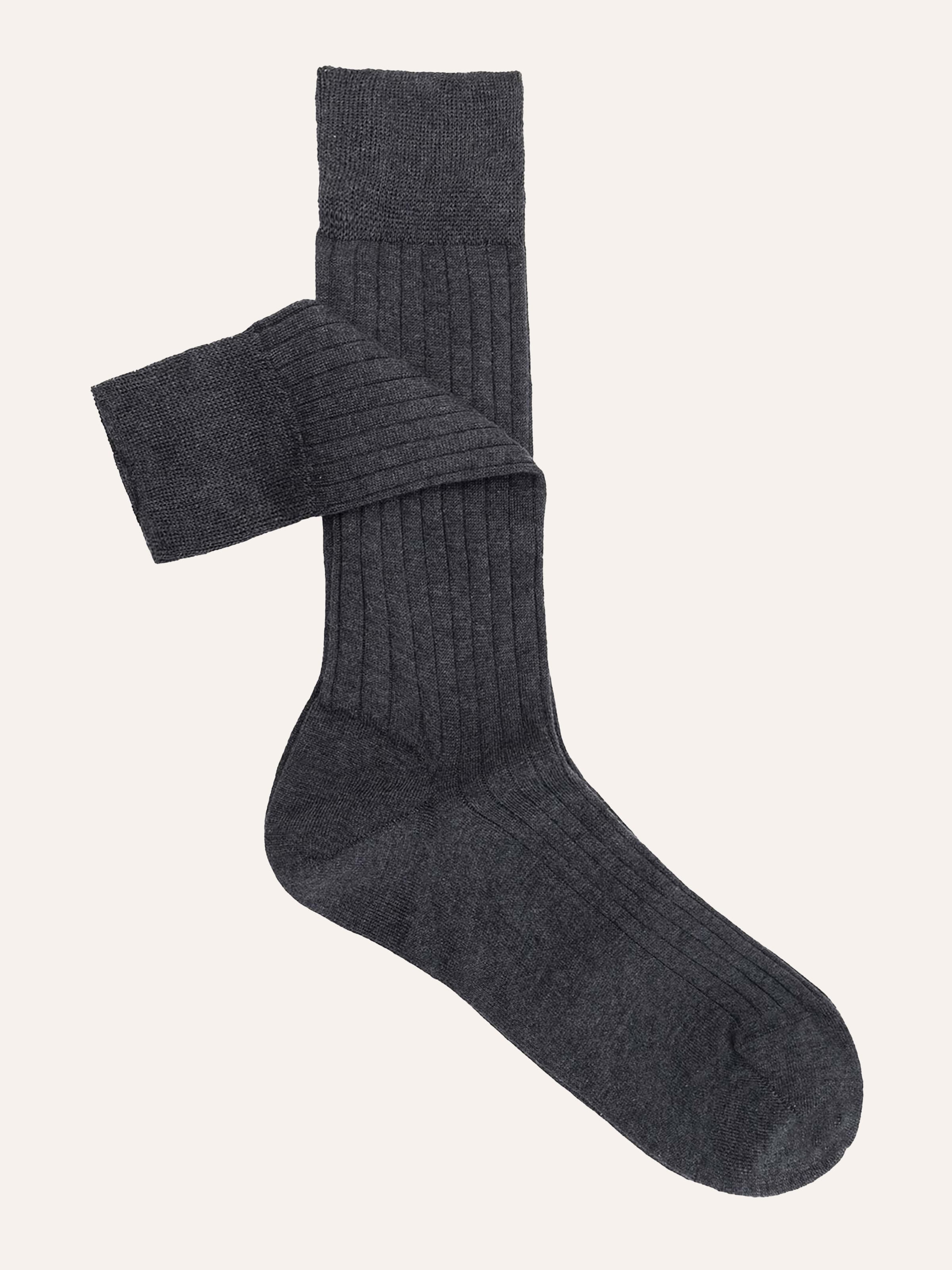 Uomo Corte Costa Classica in Cashmere Seta