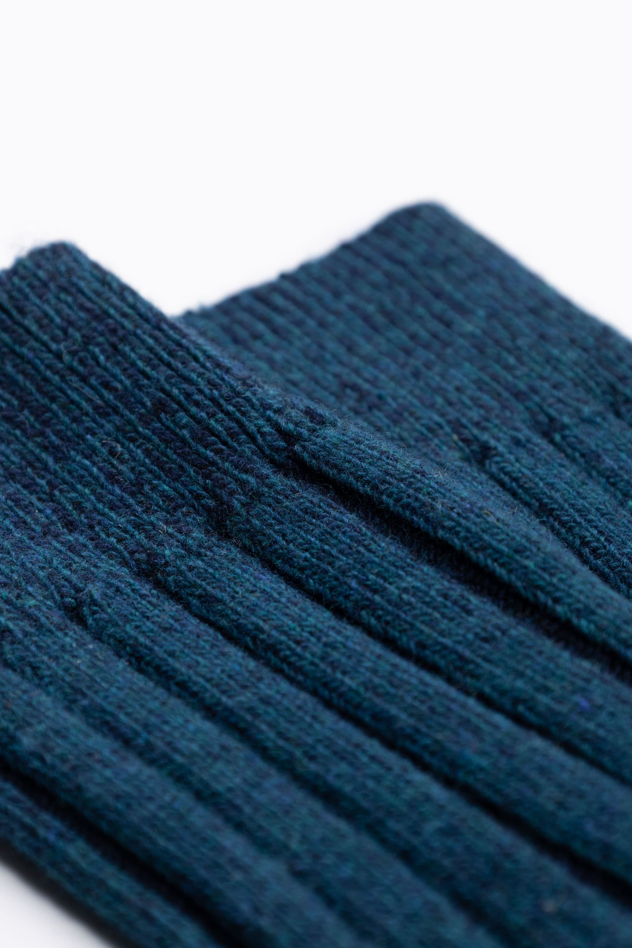 Calze corte costa larga Color block in misto Cashmere - Image 2