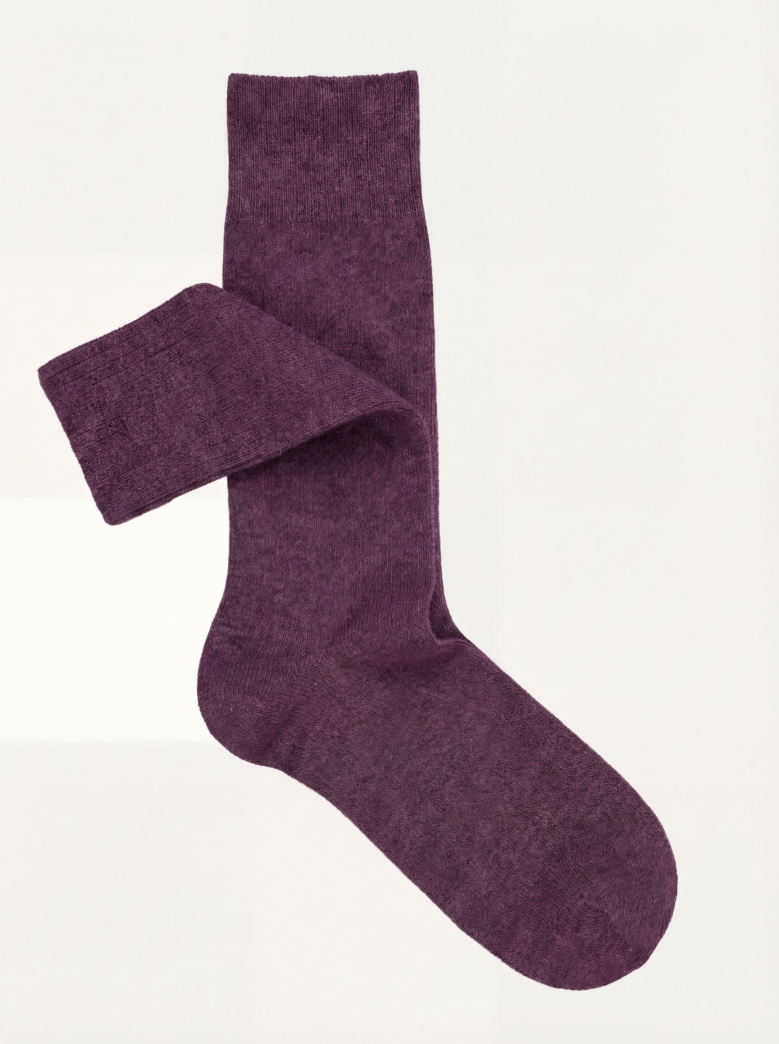 Calze corte tinta Unita in misto Cashmere - Image 4